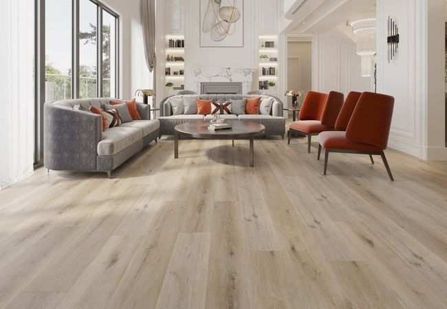 Canaan Woods Plus Sandlake Stone Luxury Vinyl Plank view 2