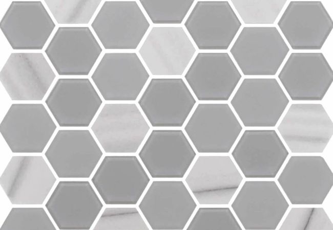 Ceratec Tile Exagon Grey