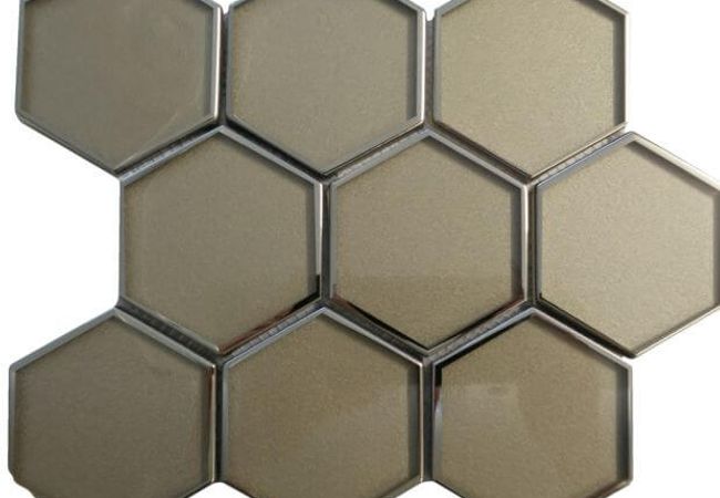 Ciot Tile 2.95'' Hexanium Champagne
