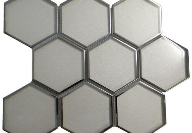 Ciot Tile 2.95'' Hexanium Oyster Grey