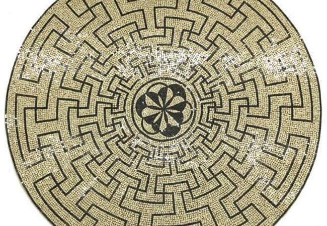 Ciot Tile Antico Labirinto 1 Medallion 59.5''