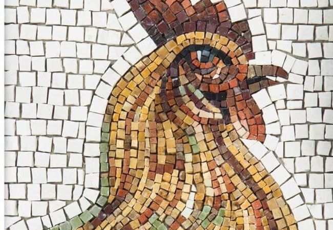 Ciot Tile Arazzo Gallo 1 8.5''x8.5''