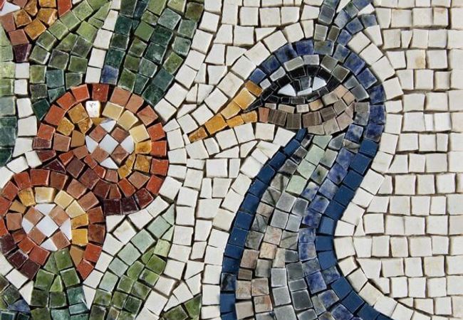 Ciot Tile Arazzo Pavone 1 8.5''x8.5''