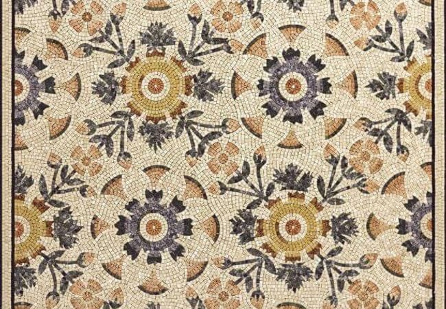 Ciot Tile Arazzo Tappeto Fiorito 1 60.25''x60.25''