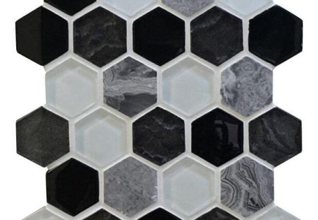 Ciot Tile Genoma Hex Mineral Blend 1.5''