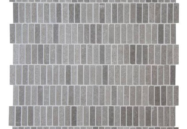 Ciot Tile Mudmosaic Brickchip Ash Honed 1,5''x0,45''