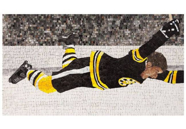 Ciot Tile Omaggio Hockey Bobby Orr 1 36.38''x20.25''