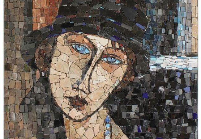 Ciot Tile Omaggio Modigliani Jeanne Hebuterne 1 24''x24''