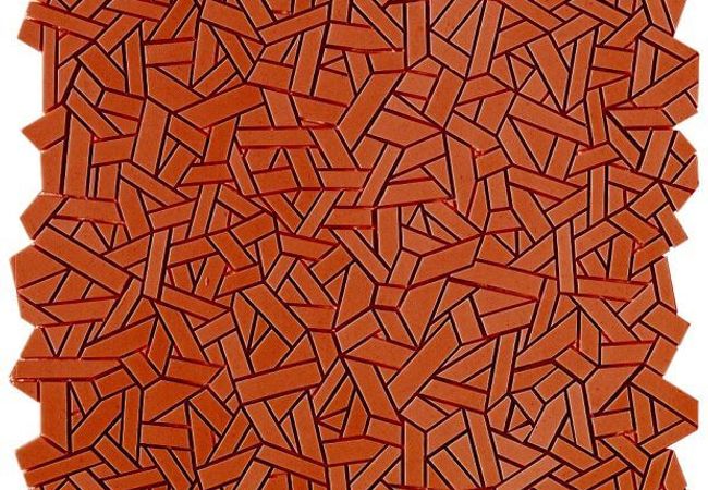 Ciot Tile Textures Fasce Lisce Mos. Arancio Scuro