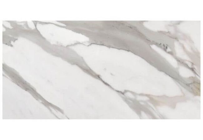 Ciot Tile Calacatta Extra On Porcelain Support Polished 12''x24''