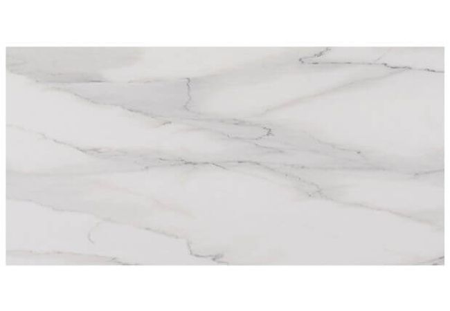 Ciot Tile Calacatta Lincoln On Porcelain Support Polished 12''x24''