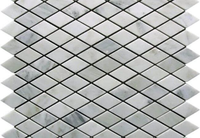 Ciot Tile Classic White Diamond Mosaic Polished