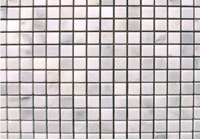 Ciot Tile Classic White Mosaic Polished 5/8''x5/8''