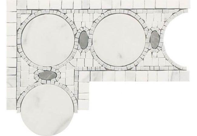 Ciot Tile Classico Caorle 1A Continuous Corner 6''H x 8''x13''