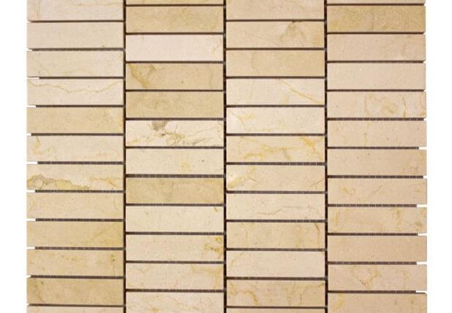 Ciot Tile Crema Marfil Brick M Polished 3/4''x3''