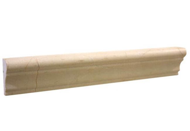 Ciot Tile Crema Marfil Frame Molding Honed 2''x12''