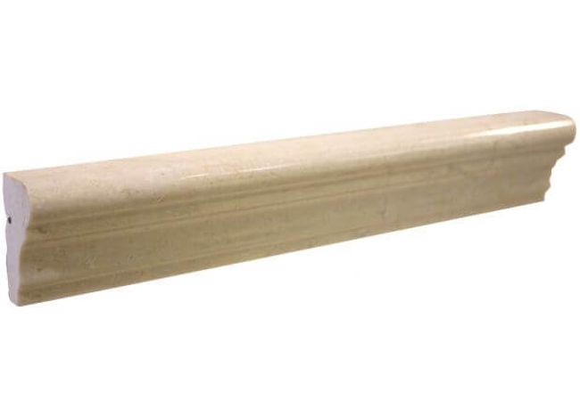 Ciot Tile Crema Marfil Frame Molding Polished 2''x12''