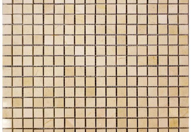 Ciot Tile Crema Marfil Square Polished 5/8''x5/8''