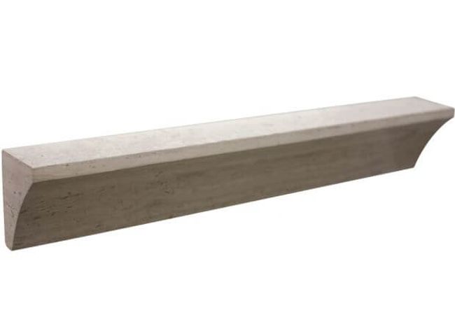 Ciot Tile Escarpment Light Cornice Molding Polished 2''x12''