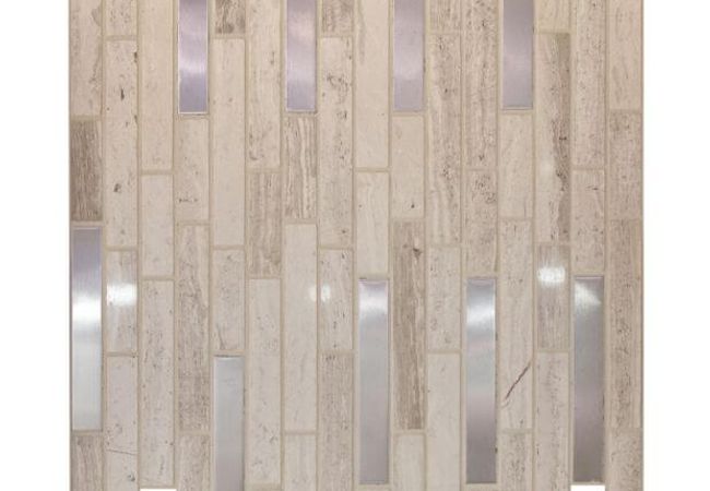 Ciot Tile Escarpment Light Linear With Stainless Steel Insert Polished