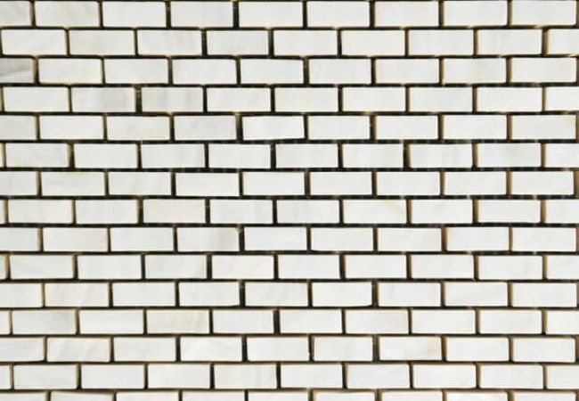 Ciot Tile Mother Of Pearl White 0.5''x1''