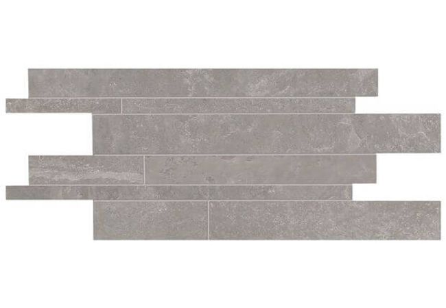 Ciot Tile 12''x24'' Groove Mos Listelli Sfalsati Bright Grey Nat.