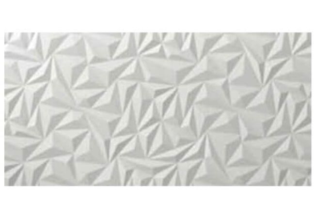 Ciot Tile 16''x32'' 3D Wall Design Angle White Matt