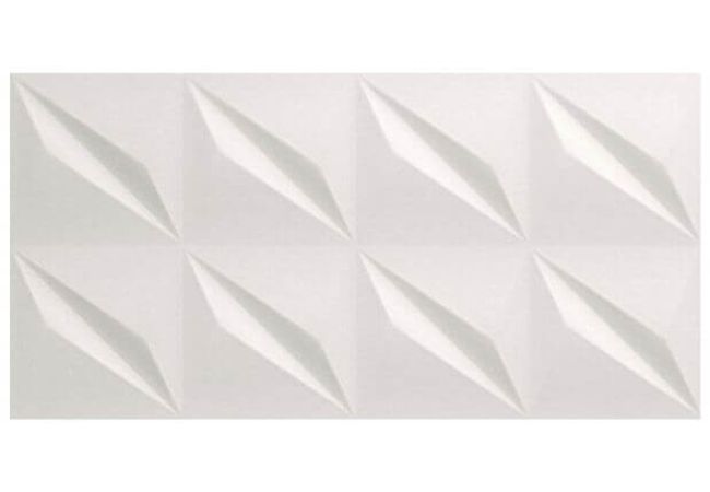 Ciot Tile 16''x32'' 3D Wall Design Flash White Matt
