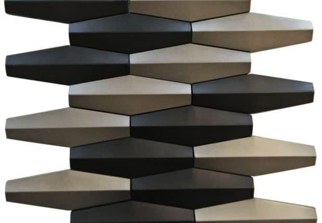 Ciot Tile 2X6 Tuxedo Black And Grey