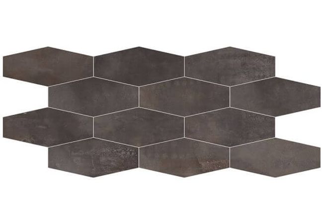 Ciot Tile 3.5''x7.75'' Interno 9 Losanga Mos. Dark Rt