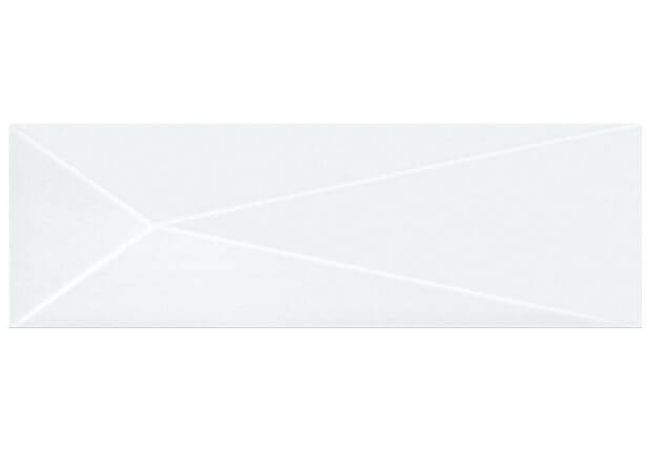 Ciot Tile 4''x12'' Sistem C Arch. Wall Prisma Bianco Luc.