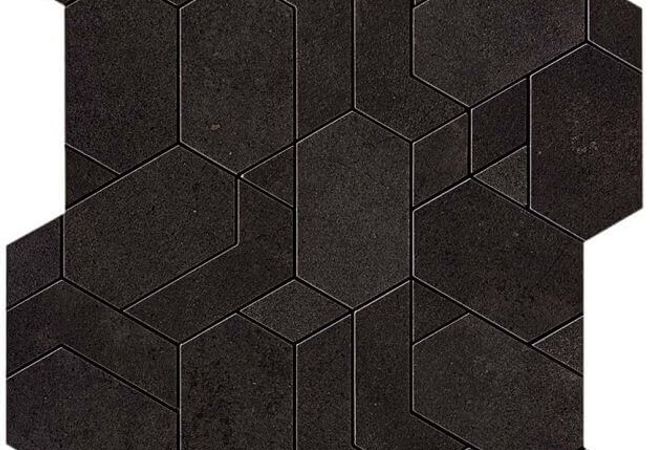 Ciot Tile Boost Mosaico Shapes Tarmac 12''x13''