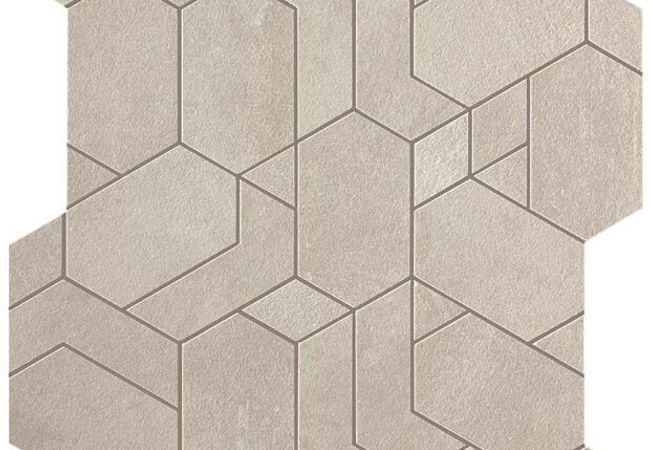 Ciot Tile Boost Mosaico Shapes White 12''x13''