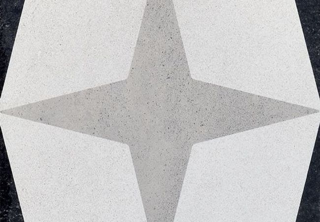 Ciot Tile Cementine B&W_1 Nat. Rt 8''x8''