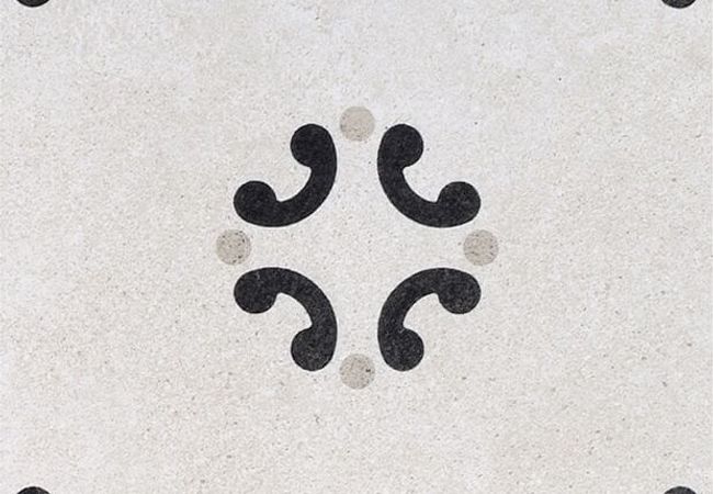 Ciot Tile Cementine B&W_3 Nat. Rt 8''x8''