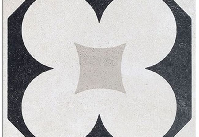 Ciot Tile Cementine B&W_4 Nat. Rt 8''x8''