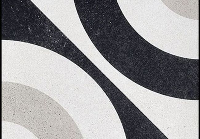 Ciot Tile Cementine B&W_5 Nat. Rt 8''x8''