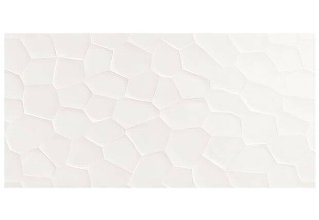 Ciot Tile Color Code Deco 3D Bianco Sat. Rt 12''x24''