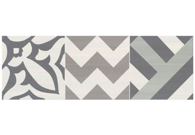 Ciot Tile Flou Decoro Patchwork 8''x24''