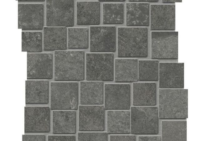 Ciot Tile Groove Mosaico Penta Mistique Black Nat.