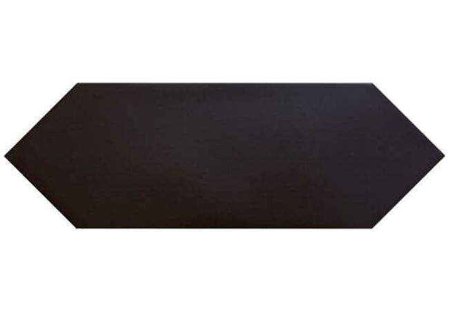 Ciot Tile Kite Losanga Black Matt 4''x12''