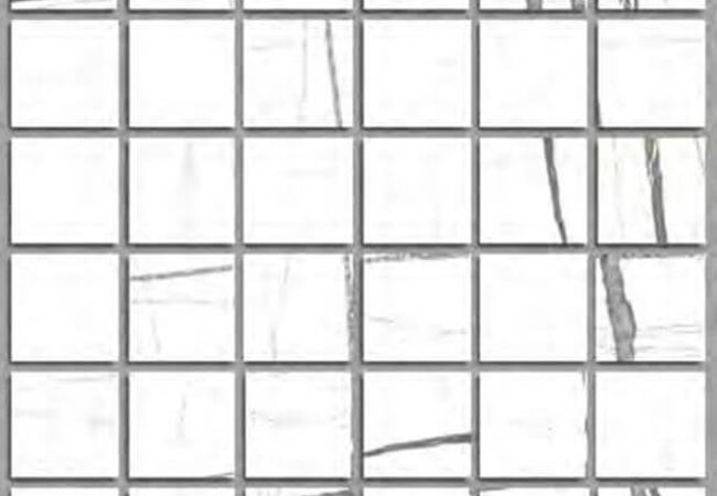 Ciot Tile London Light Mos. Arctic White Lap. 2''x2''