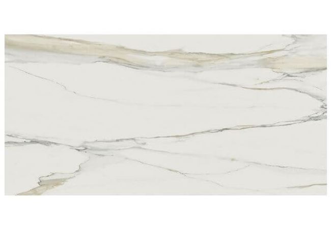 Ciot Tile Magnum Marble Calacatta Gold Block A Glossy Mesh Back 63''x126''