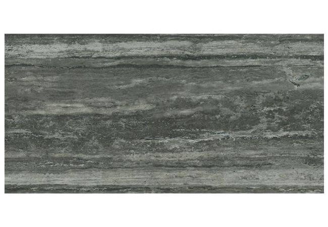Ciot Tile Magnum Travertini Black Glossy Rt 63''x126'' 6mm