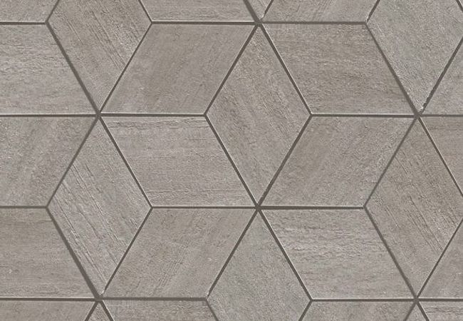 Ciot Tile Mark Mosaico Esagono Chrome Nat. Rt 12''x13''