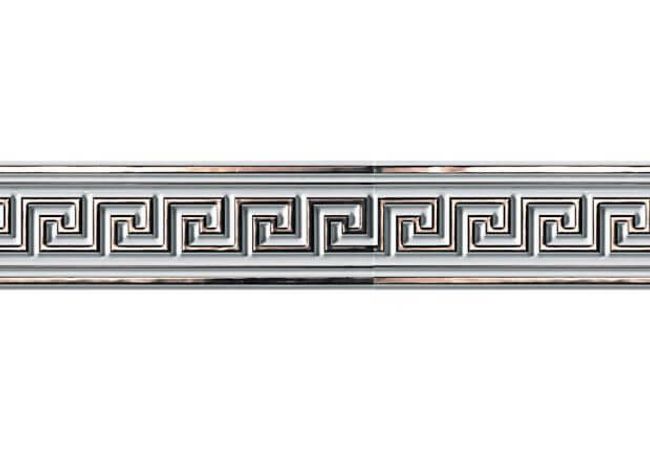 Ciot Tile Marvel Wall Greca Gold 3''x12''