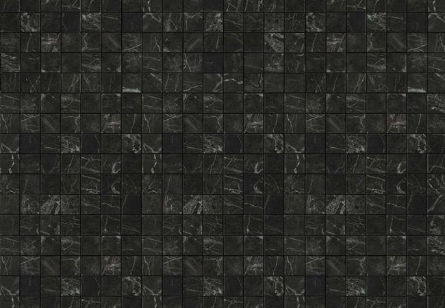 Ciot Tile Marvelpro Noir St.Laurent Mosaico Lap. 0.63''x0.63''