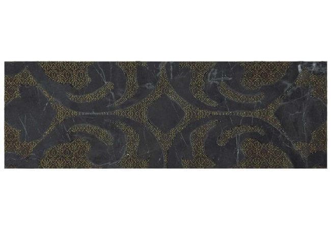 Ciot Tile Marvelpro Wall Brocade Noir St. Laurent Rt 12''x36''