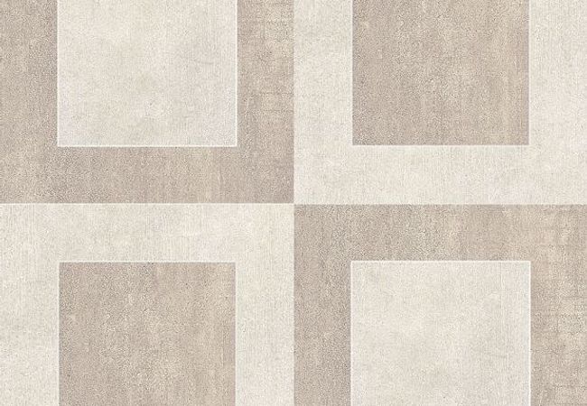 Ciot Tile On Square Decor Avorio/Sabbia Nat. Rt 2Pcs 12''x12''