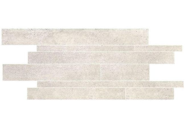 Ciot Tile On Square Mos. Muretto Avorio Nat. 12''x24''
